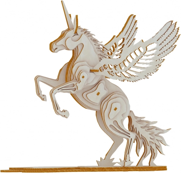 Fa 3D puzzle Egyszarvú