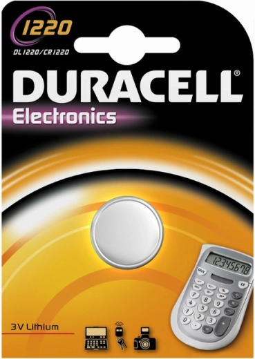 Duracell lítium CR1220 gombelemes akkumulátor 3 V 36 mAh