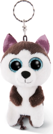 Nici Glubschis kulcstartó husky kutya Barkley 9 cm - 1 db