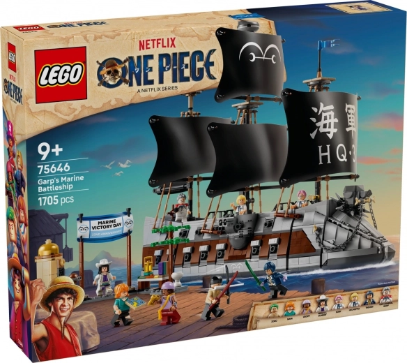 LEGO One Piece Garp hajója - 1 db