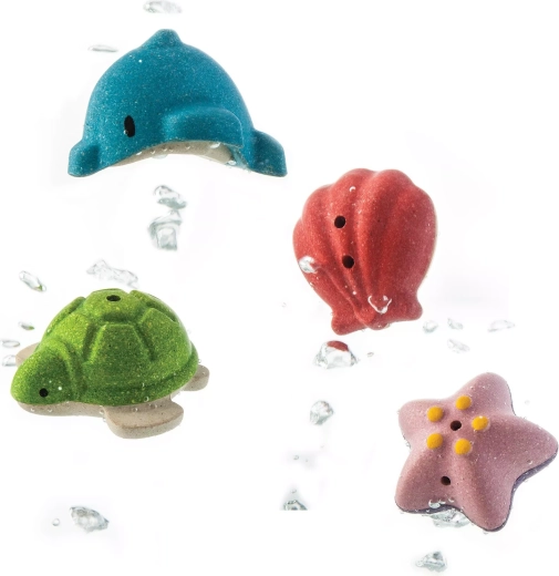 PlanToys tengeri élet fürdőszett