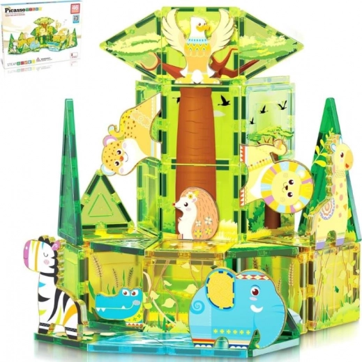 Picasso építőkészlet Safari szett 8 állattal