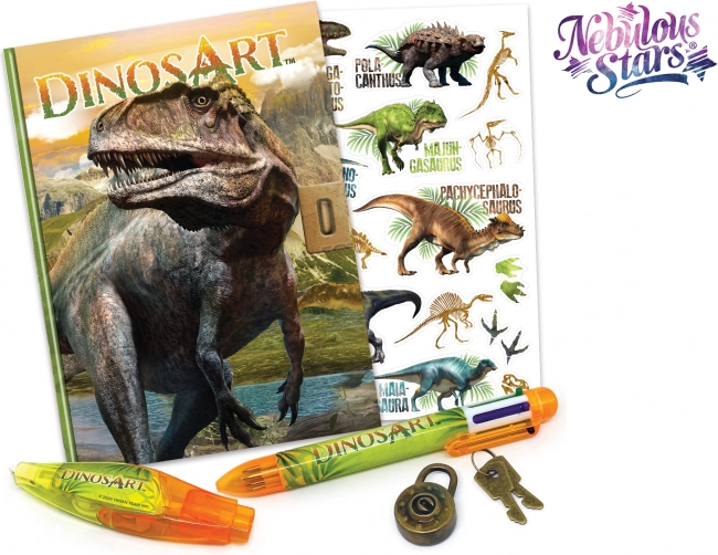 DinosArt napló zárral