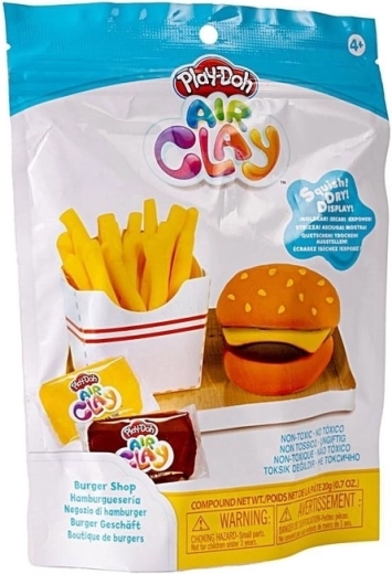 Szórakoztató hamburger- és hasábburgonya-formázás