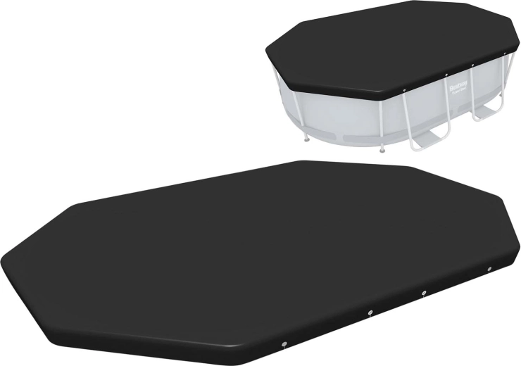 BESTWAY ovális vázas medence takaróponyva 300 × 200 cm