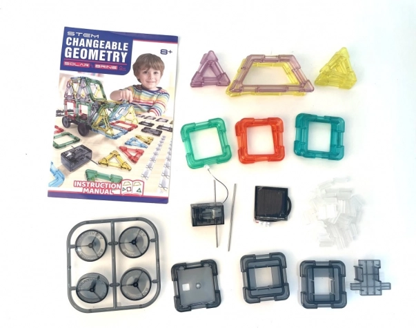 Napelemes geometriai építőkészlet