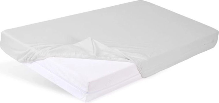 Babymatex vízálló bambusz gumis lepedő világosszürke 60 × 120 cm
