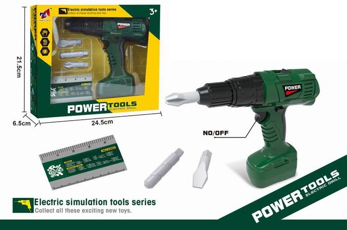 Gyerek akkumulátoros fúrógép elemmel