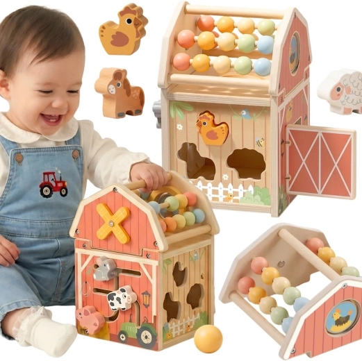 TOOKY TOY Montessori fa aktivitástár
