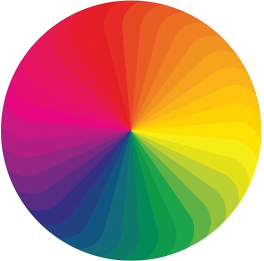 Kerek puzzle Színpaletta, 570 darab