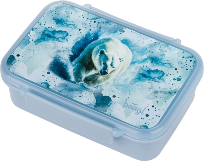Baagl Polar uzsonnás doboz kivehető rekeszekkel