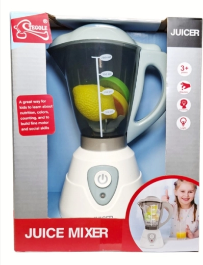 Gyermek konyhai turmixgép gyümölccsel, elemes