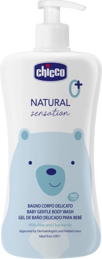 Chicco Natural Sensation tusfürdő gél aloe verával és kamillával 500 ml