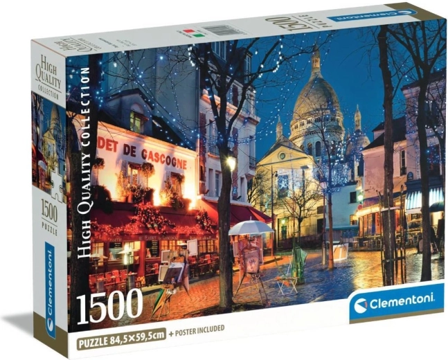 Puzzle 1500 darabos compact Párizs Montmartre