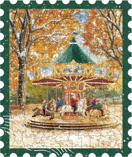 RoboTime fa puzzle őszi körhinta (200 darab)