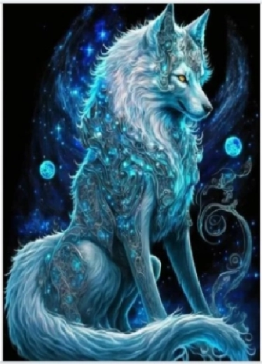 Gyémántfestés Varázslatos róka 30 × 40 cm