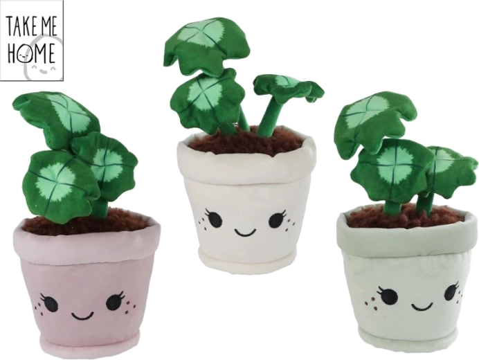 Plüss négylevelű lóhere Take Me Home 23 cm