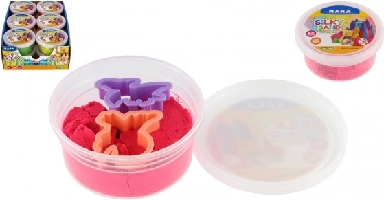 Kreatív színes homok Nara Silky Sand dobozban