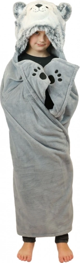 Cozy Noxxiez meleg, kapucnis takaró – Husky