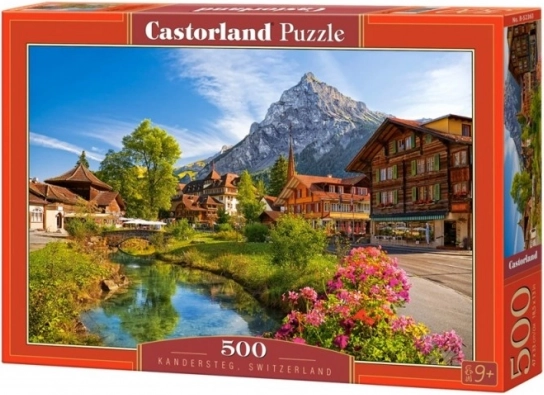 500 darabos puzzle Kandersteg, Svájc