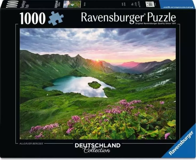Ravensburger puzzle Hegyi tó az Allgäu-ban 1000 darab