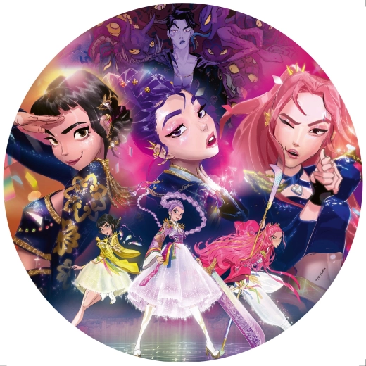 Ravensburger kerek puzzle K-pop: Démonvadászok 500 darab