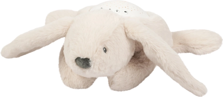 Nattou zenélő projektor éjszakai fénnyel, bézs nyuszi