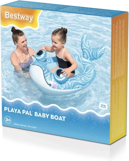 BESTWAY gyerek felfújható bálna csónak 105 × 65 cm