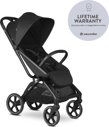 Easywalker Rockey L sport babakocsi Pure Black