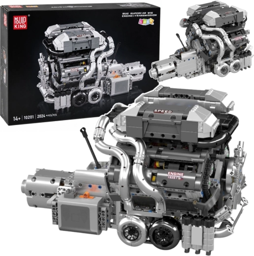 Technikai építőkockák – V8-as motor váltóval (2024 db elem)