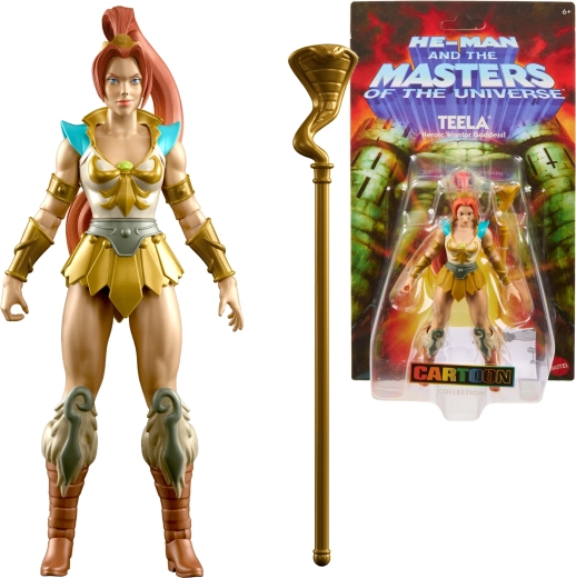 Mattel Masters of the Universe Origins Teela figura 14 cm kiegészítővel
