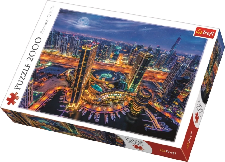 2000 darabos puzzle Dubai Fények
