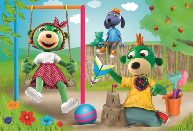 Puzzle Treflikék: Szórakozás a Kertben 100 Darabos