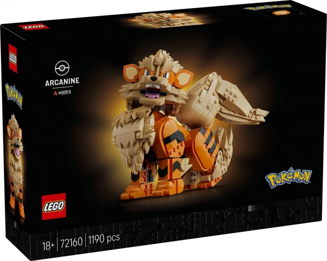 LEGO Pokémon Arcanine építőkészlet felnőtteknek