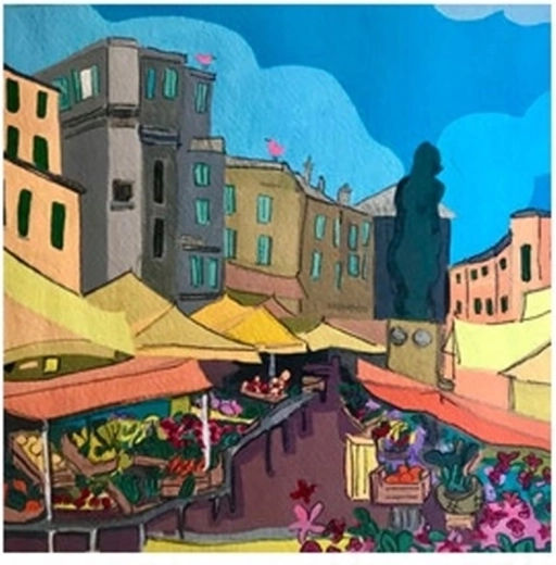 Norimpex Számfestő virágpiac 40 × 50 cm