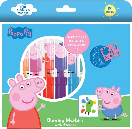 Peppa malac fújós filcek 10+1 sablonnal