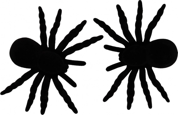 Dekoratív pókok 11 cm – 2 db-os készlet