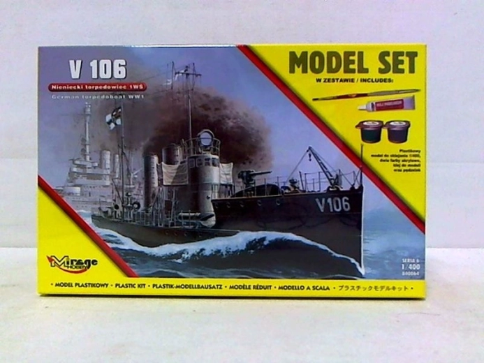 Mirage Hobby V106 torpedónaszád – ragasztható műanyag makett
