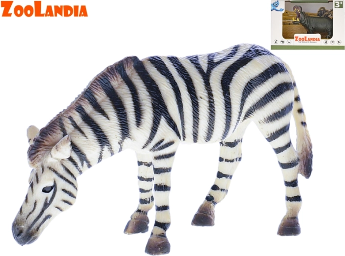 Zoolandia állatfigura – zebra vagy víziló (9,5–12 cm)
