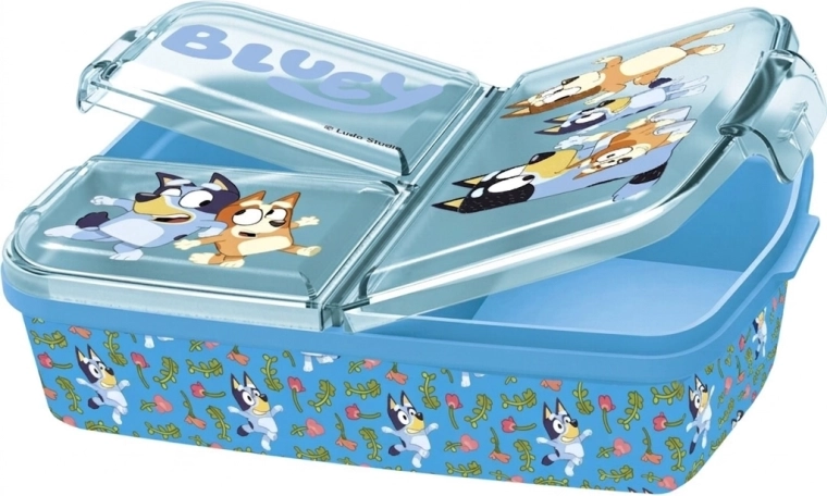 Több rekeszes uzsonnás doboz Bluey