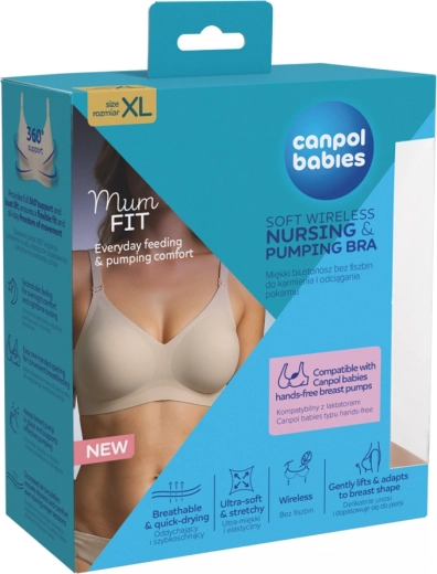 Canpol babies MumFIT szoptatós és mellszívó melltartó XL