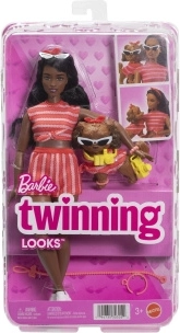 Barbie Twinning Looks baba és kutyus kiegészítőkkel