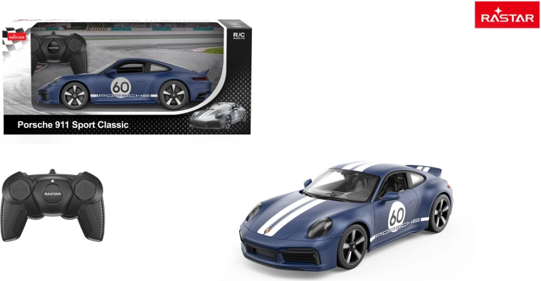 Rastar távirányítós autó Porsche 911 Sport Classic 1:16 kék