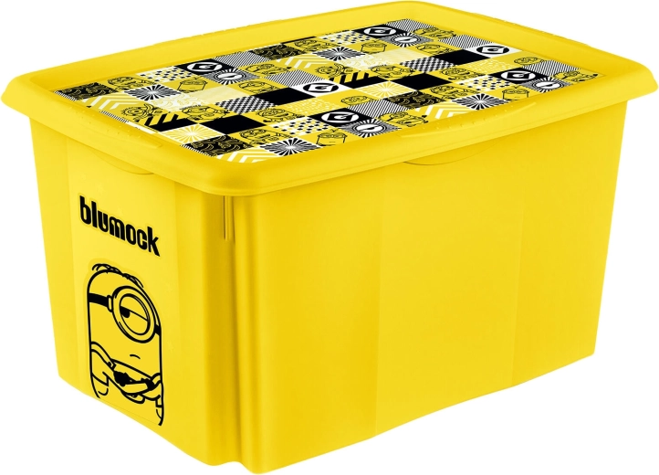 Minyonok tárolódoboz fedéllel 45 l