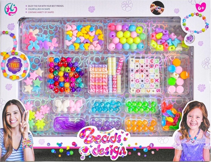 Kreatív ékszerkészítő készlet dobozban gyerekeknek