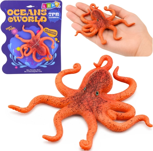 Realista gumifigura polip 12 cm