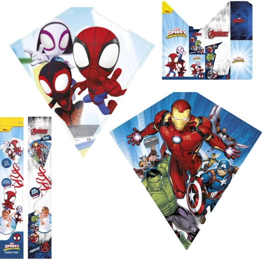 Marvel sárkányrepülő Spidey/Avengers 59 × 56 cm - 1 db