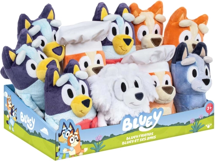Bluey plüss figura 20 cm (véletlenszerű minta) - 1 db