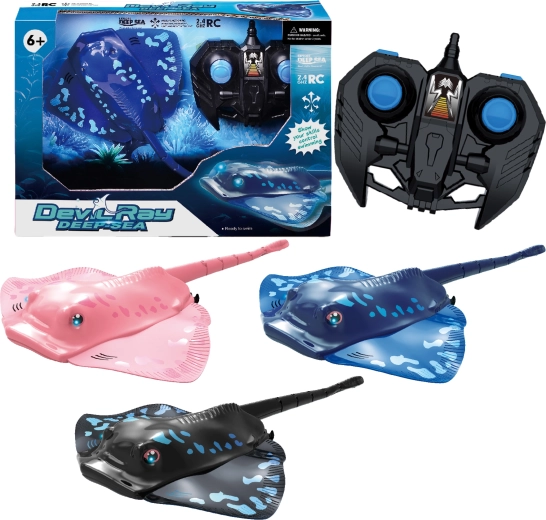 R/C rája Manta valósághű mozgással, 2,4 GHz