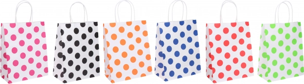 Ajándéktáska L 25x32x12 cm különböző színekben